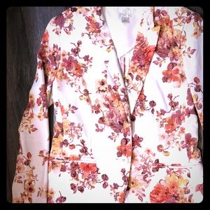 LC Lauren Conrad Floral Blazer size 0